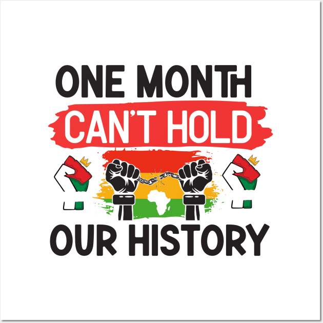 One month can’t hold our history Wall Art by Fun Planet